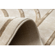 Matta ALLURE 5756 Geometrisk - Strukturell, snygg, glamour beige