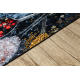 Tapis lavable ANDRE 9002 Cuillères, épices pour la cuisine, antidérapant - bleu / terre cuite
