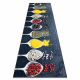 Tapis lavable ANDRE 42760 Cuillères, épices pour la cuisine, antidérapant - gris / vert