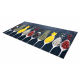 Tapis lavable ANDRE 42760 Cuillères, épices pour la cuisine, antidérapant - gris / vert