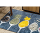 Tapis lavable ANDRE 42760 Cuillères, épices pour la cuisine, antidérapant - gris / vert