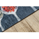 Tapis lavable ANDRE 42760 Cuillères, épices pour la cuisine, antidérapant - gris / vert