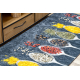 Tapis lavable ANDRE 42760 Cuillères, épices pour la cuisine, antidérapant - gris / vert