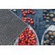 Tapis lavable ANDRE 42760 Cuillères, épices pour la cuisine, antidérapant - gris / vert