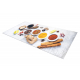 Tappeto lavabile ANDRE 3343 Spezie, per la cucina, antiscivolo - argint / beige