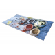 Tapis lavable ANDRE 33550 épices pour la cuisine, antidérapant - bleu / vert