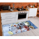ANDRE 33550 washing carpet Spices, anti-slip - blue / green