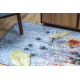 Tapis lavable ANDRE 33550 épices pour la cuisine, antidérapant - bleu / vert
