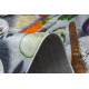 ANDRE 33580 washing carpet Spices, vegetables kitchen, anti-slip - silver / green 