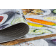 ANDRE 33580 washing carpet Spices, vegetables kitchen, anti-slip - silver / green 
