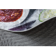 Alfombra lavable ANDRE 33580 Especias, verduras para la cocina, antideslizante - plata / verde 