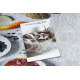 ANDRE 33580 washing carpet Spices, vegetables kitchen, anti-slip - silver / green 