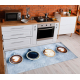 Tapis lavable ANDRE 33300 Café, pour la cuisine, antidérapant - gris / marron