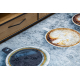 Tapis lavable ANDRE 33300 Café, pour la cuisine, antidérapant - gris / marron