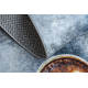 Tappeto lavabile ANDRE 33300 Caffè per la cucina, antiscivolo - grigio / marrone