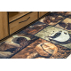 ANDRE 50090 washing carpet Coffee, kitchen, anti-slip - brown
