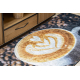 Alfombra lavable ANDRE 33210 Café, para la cocina, antideslizante - marrón