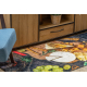 ANDRE 9009 washing carpet Snacks kitchen anti-slip - brown / yellow