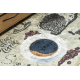 Tapis lavable ANDRE 2835 Café, pour la cuisine, antidérapant - vert / marron