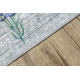 Alfombra lavable ANDRE 2716 Lavanda antideslizante - gris / violeta