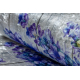 Tapis lavable ANDRE 2716 Lavande antidérapant - gris et violet