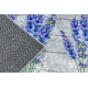 ANDRE 2716 washing carpet Lavender anti-slip - grey / violet