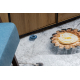 ANDRE 33570 covor lavabil Cupcake-uri, bucatarie, anti-alunecare - argint / bej