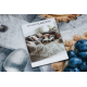 ANDRE 33570 covor lavabil Cupcake-uri, bucatarie, anti-alunecare - argint / bej
