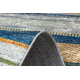 ANDRE 35950 covor lavabil Linii, geometric anti-alunecare - albastru / galben