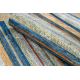 ANDRE 35950 covor lavabil Linii, geometric anti-alunecare - albastru / galben