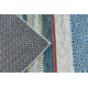ANDRE 35950 covor lavabil Linii, geometric anti-alunecare - albastru / galben
