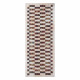 ANDRE 43780 washing carpet Geometric anti-slip - beige / terracotta