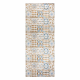 Tapis lavable ANDRE 53010 Carreaux de Lisbonne, pour la cuisine, antidérapant - beige / bleu 
