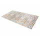 Tapis lavable ANDRE 53010 Carreaux de Lisbonne, pour la cuisine, antidérapant - beige / bleu 
