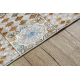 ANDRE 53010 washing carpet lisbon tiles, kitchen, anti-slip - beige / blue