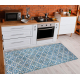 Tapis lavable ANDRE 53020 Carreaux de Lisbonne, pour la cuisine, antidérapant - bleu / beige