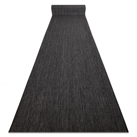 Traversa SISAL SION Melanj țesute plate negru