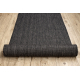 Traversa SISAL SION Melanj țesute plate negru