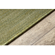 Sisal Loper SION Melange plat te weven groen