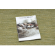Sisal Loper SION Melange plat te weven groen