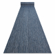 Sisal Loper SION Melange plat te weven donkerblauw