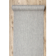 Le tapis de couloir SIZAL SION Mélange tissé à plat gris