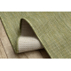 Runner SISAL SION Melange Flat woven green 150cm