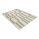 FLUX 461.109.SA400 wollen tapijt OSTA - Geometrisch, structureel, loft beige / groen
