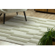 FLUX 461.109.SA400 Wollteppich OSTA - Geometrisch, Strukturell, Loft beige / grün
