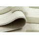Moquette en laine FLUX 461.9.AE200 OSTA - Géométrique, structurelle, loft beige / vert