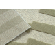 FLUX 461.109.SA400 ullteppe OSTA - Geometrisk, strukturell, loft beige / grønn