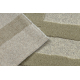 Covor din lână FLUX 461.109.SA401 OSTA - Geometric, structural, loft gri / verde