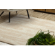 FLUX 461.137.SA110 Alfombra de lana OSTA - Abstracción, estructural, loft crema / beige