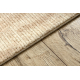 FLUX 461.137.SA110 Alfombra de lana OSTA - Abstracción, estructural, loft crema / beige